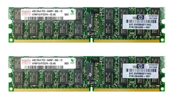 HP Оперативная память DDR2, 800 МГц, 2 x (504351-B21)