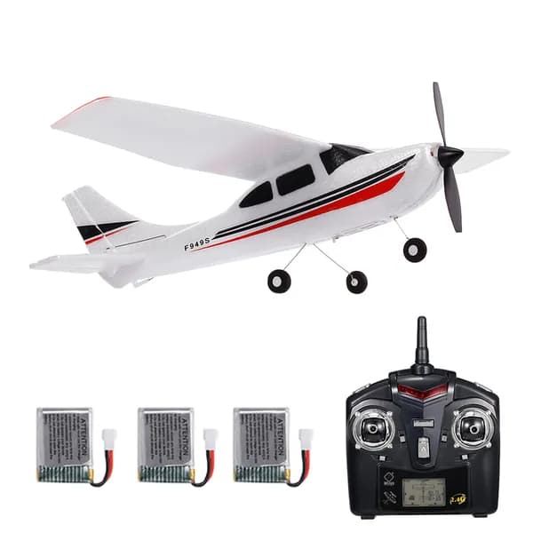 Wltoys F949S Радиоуправляемый самолет с 3 каналами и пультом ДУ