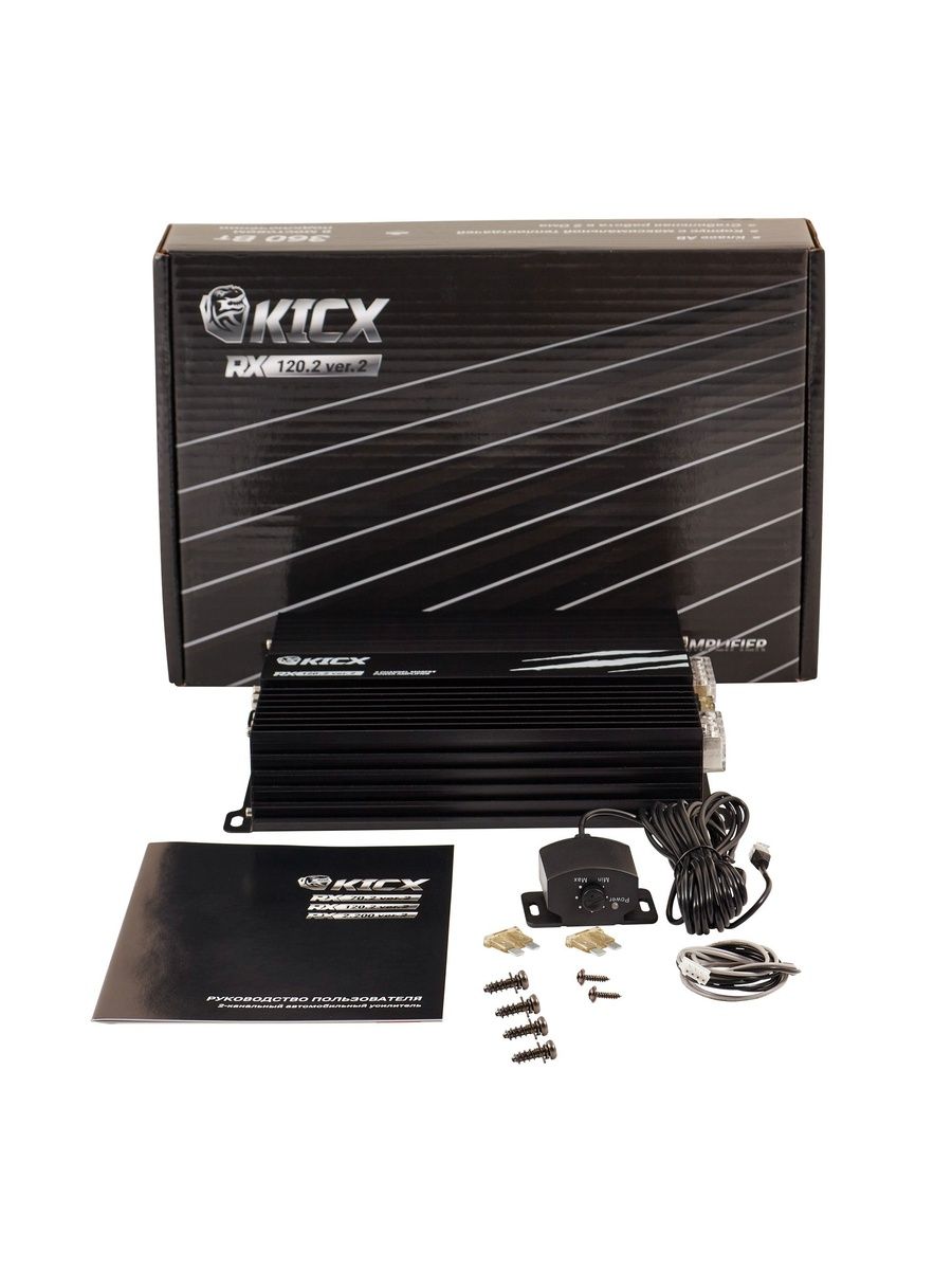 2-х канальный усилитель Kicx RX 120.2 ver.2