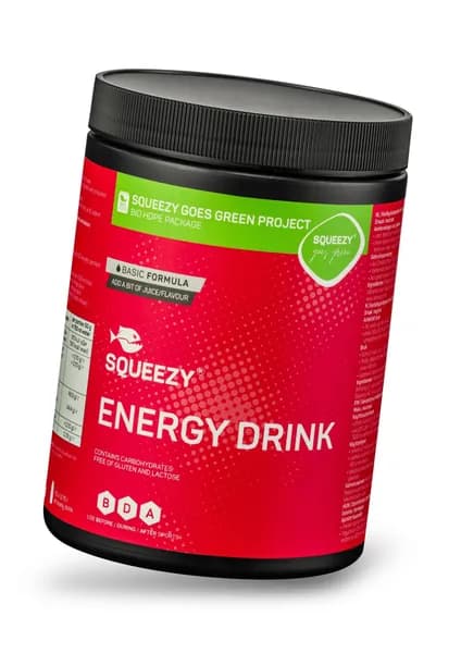 Изотоник с углеводами и электролитами SQUEEZY Energy Drink, 650 г, без вкуса