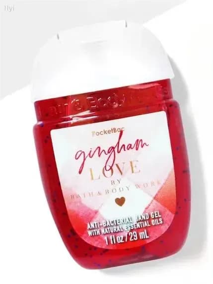 Bath & Body Works / Санитайзер для рук антисептик Gingham Love 29МЛ,Сладкий смешанный с ароматным, любящим вкусом