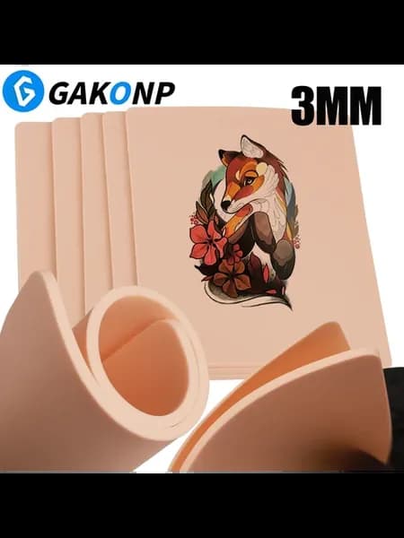 Силиконовая кожа для тату 3 мм, 10PCS