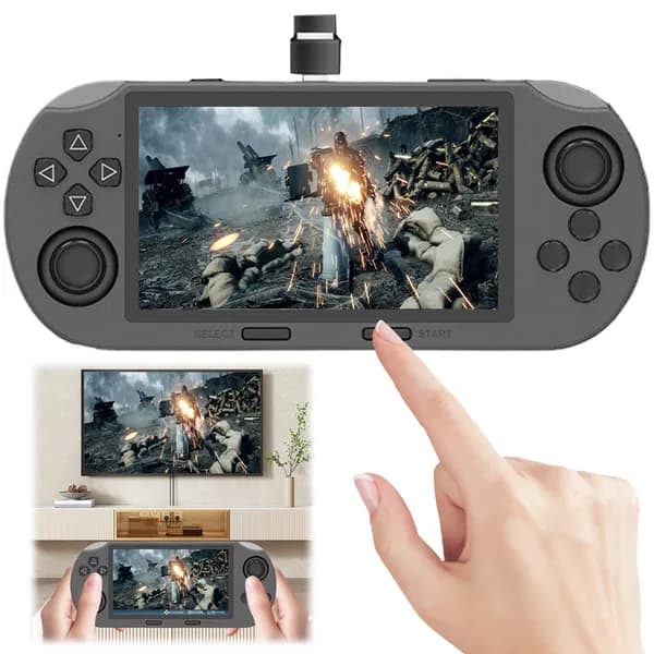 Портативная игровая консоль SF3000 с 4,5-дюймовым IPS-экраном и аккумулятором 3000 мА ч