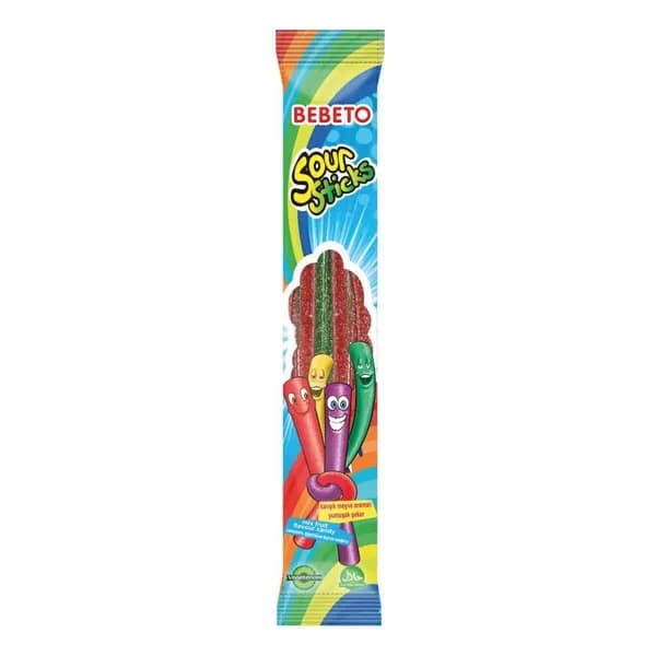 Мармелад Bebeto Sour Sticks Тутти-фрутти 35 г