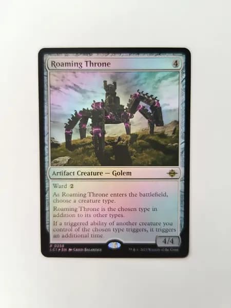 Портативные карты MTG Настройка и прокси высококачественной фольги Роуминг Трон 258