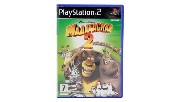 Madagascar 2 (Мадагаскар 2) (PS2, RU) Винтаж