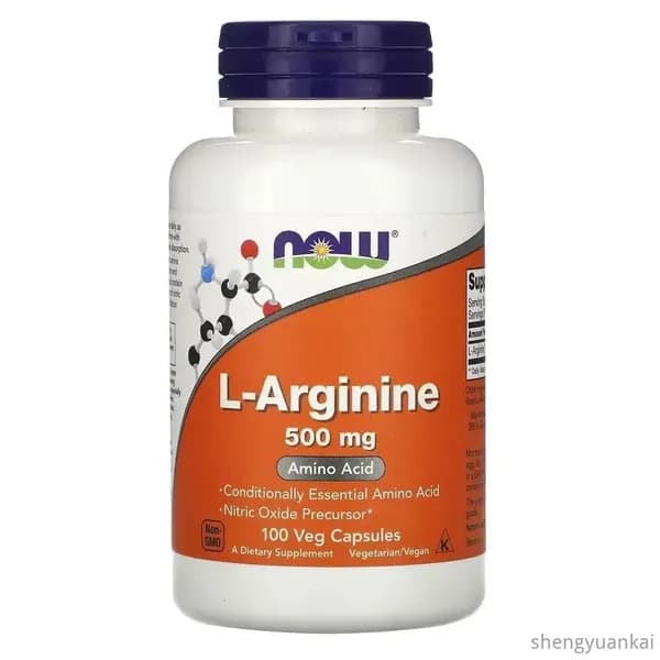 NOW L-Arginine 500 мг 100 капсул, Л-Аргинин (улучшает кровообращение)