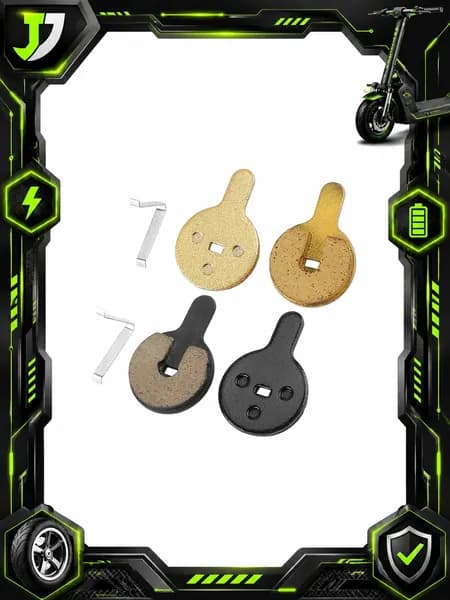 Колодки тормозные Kugoo G2 Pro BOLI BB8 NOVELA YINXING, металл/полуметалл, 33.5*22.4мм