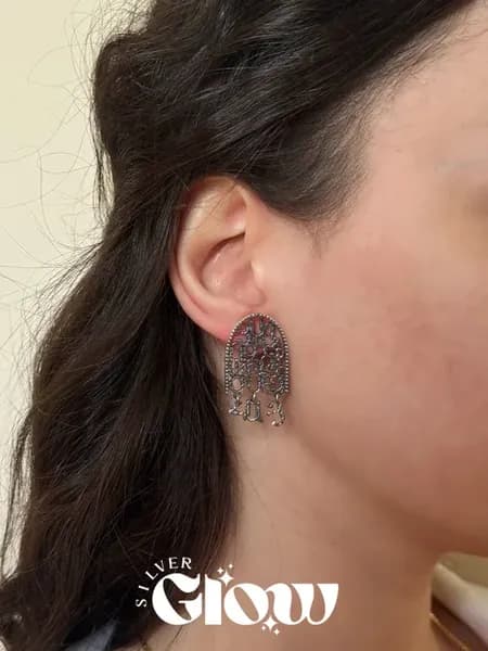 Серьги с армянской надписью