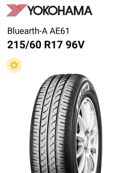 Шины летние 215 60 R17 96V Bluearth-A AE61