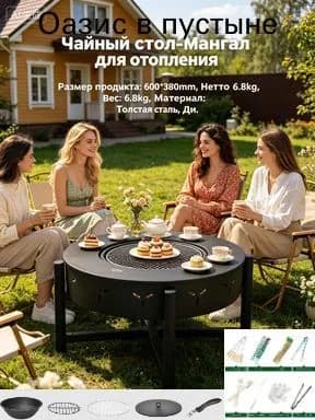 Печь-камин Напольная установка