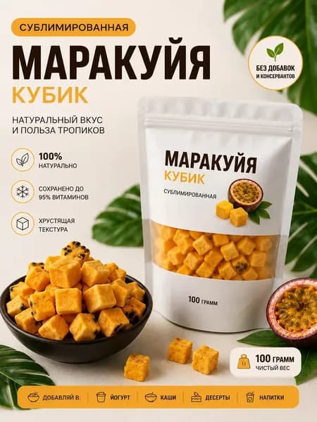 маракуйя сублимированная 100гр