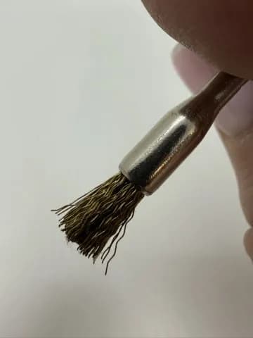 Щетка-кисть крацовка круговая D 5-2,53мм (латунь)