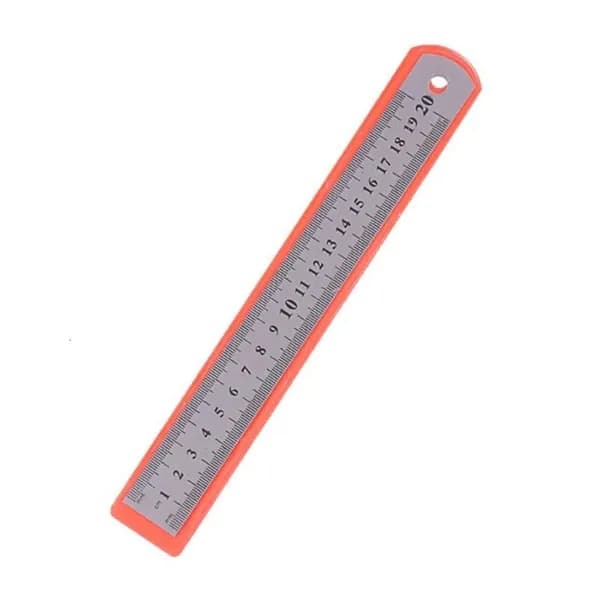 Линейка из нержавеющей стали 15/20/30 см, 20cm