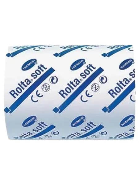 Бинт Rolta-soft (Ролта-софт) из синтетической ваты подкладочный под гипс, нестерильный, 15см х3м, 1шт, 932050