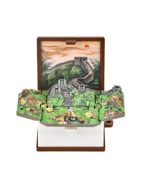 3D складная книга-ключница - Великая стена