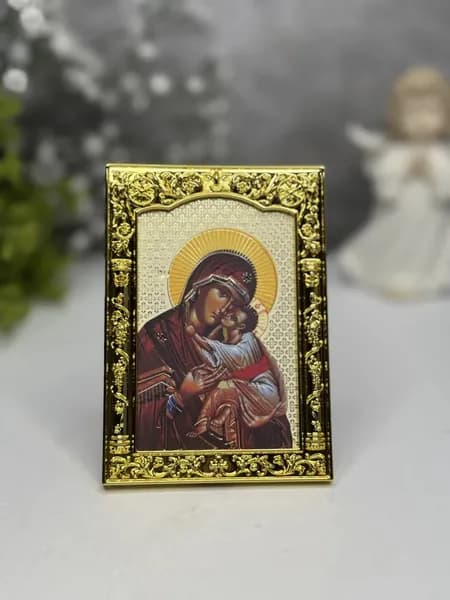 Икона на подставке Божья Мать, оберег в дом