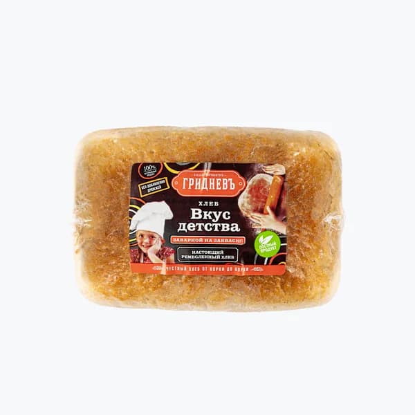 Хлеб пшеничный Вкус детства 350 г, ГРИДНЕВЪ
