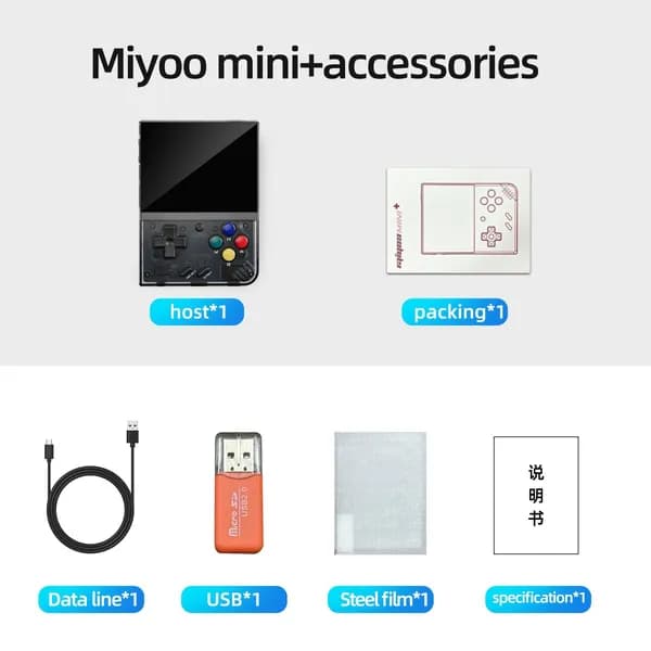 Портативная переносная игровая консоль Miyoo mini plus+