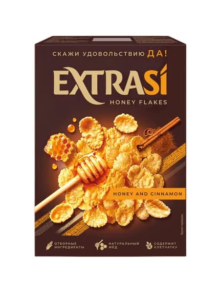 Готовый завтрак ExtraSi, с мёдом и корицей, 250 г