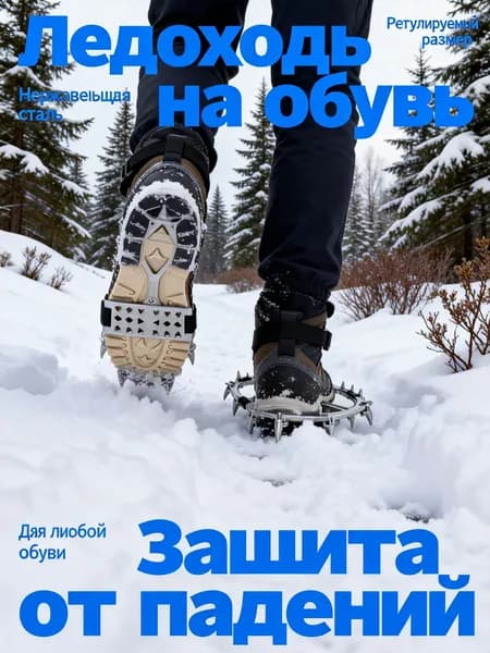 Наклейки противоскользящие на подошву 2 шт