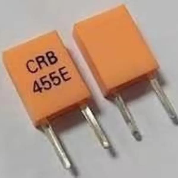 10шт CRB 455KHz 455E ceramic crystal oscillator directly inserted into the remote control crystal of a two legged TV наличный товар