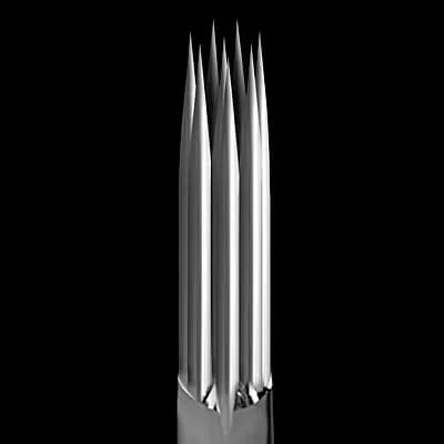 Иглы татуировочные KWADRON 0.35mm long taper - round shader 9RS (5 шт)