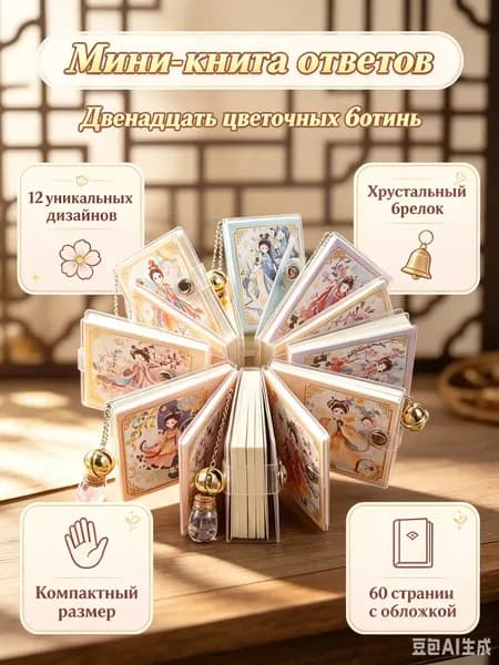 Книга "Двенадцать цветов богов" с кристаллическим подвесом, Индивидуальная случайность