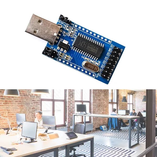 USB-UART IIC ISP EPP преобразователь CH341A для беспроводного порта