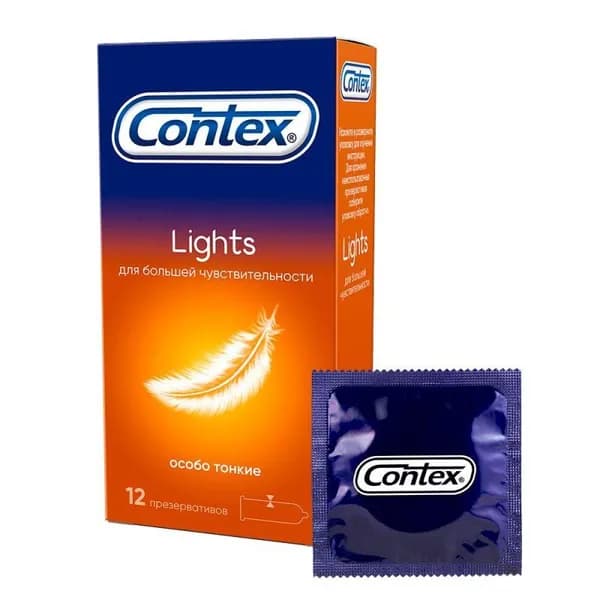 Презервативы Contex Lights, 12 шт.