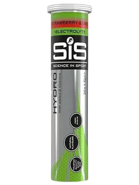 SiS Go Hydro Изотоник + Электролиты Туба Клубника-Лайм 20 таблеток