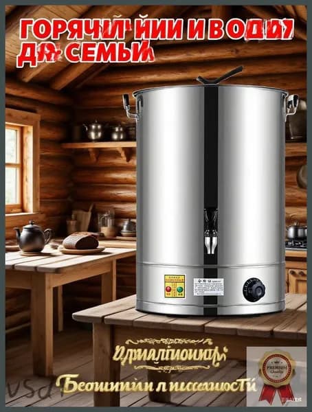 Коммерческий электрический чайник из нержавеющей стали для приготовления кукурузы объемом 60 л,Подарок для р