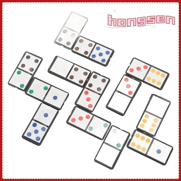 Домино Double Six, Идеальный подарок для детей и семейных вечеринок