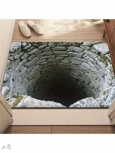 Коврик придверный 3D 50x80 см