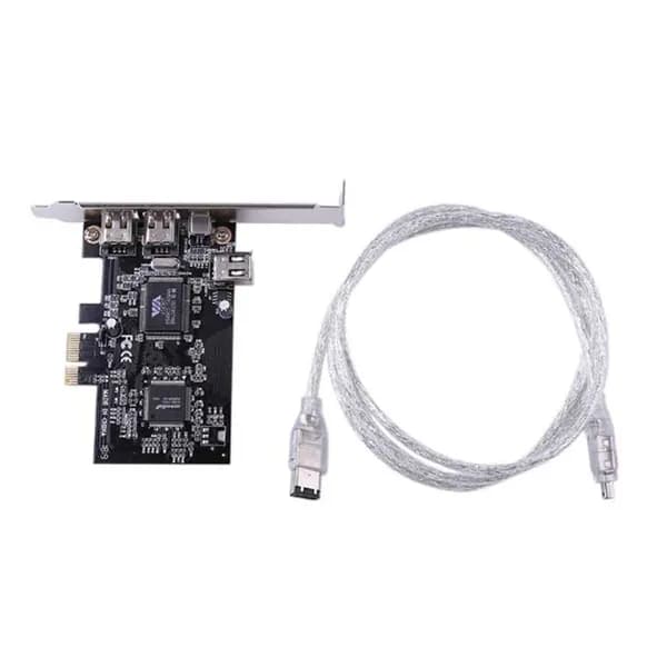 (Z 4 порта PCIe (3 6-контактных + 1 4-контактный) Firewire 800 Карта адаптера IEEE 1394 Высокоскоростной кабель Мбит/с с 6-контактным на 4-контактный разъем