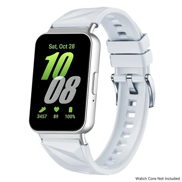Мягкий силиконовый ремешок для Samsung Galaxy Fit 3, Аксессуары для умных часов, узор из ледяных кристаллов