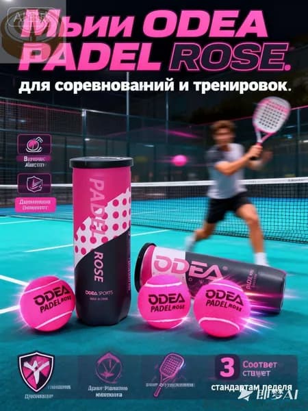 Мячи для падел-тенниса PADELROSE, износостойкие тренировочные мячи для матча, клуба и любительской игры