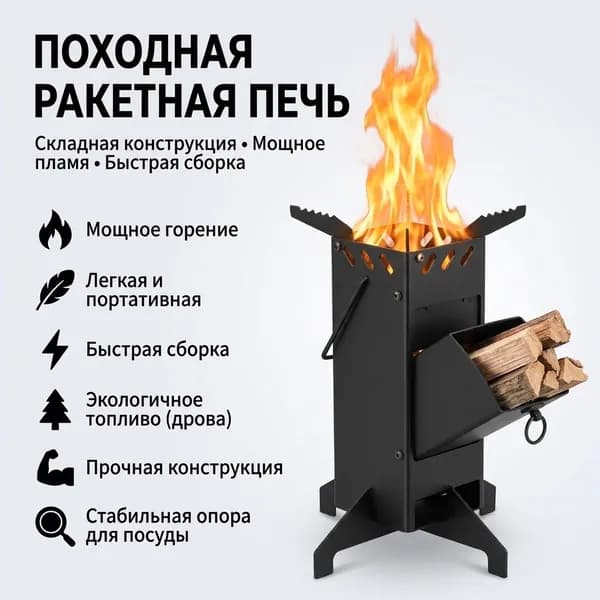 Печь-камин Напольная установка
