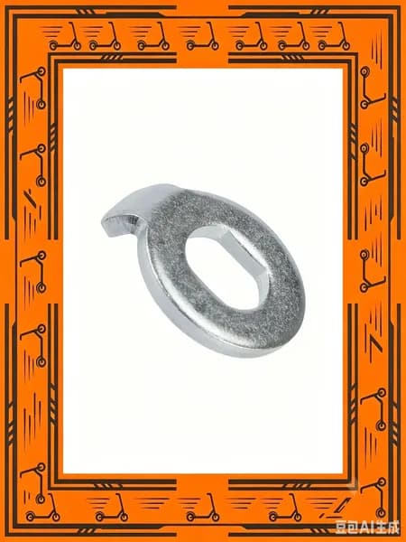 10 шт. передний винт для Xiaomi M365, алюм. прокладка, 2.84*0.31 см, белый, 5 г, упаковка 10 шт.