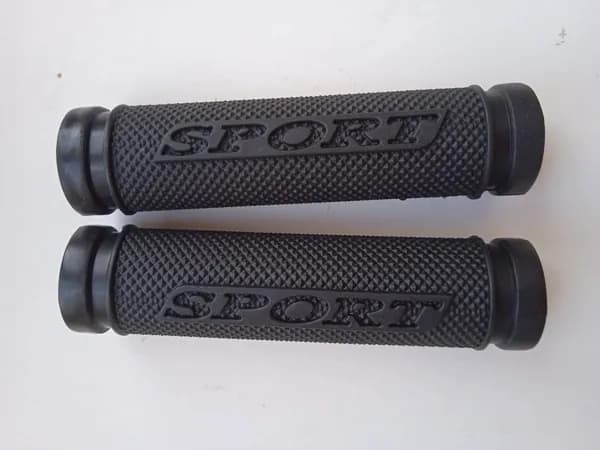 Ручки руля вело 120мм резина мягкая чёрная SPORT (арт.3172661-35)