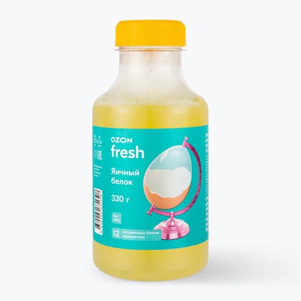 Белок яичный пастеризованный 330 г, Ozon fresh