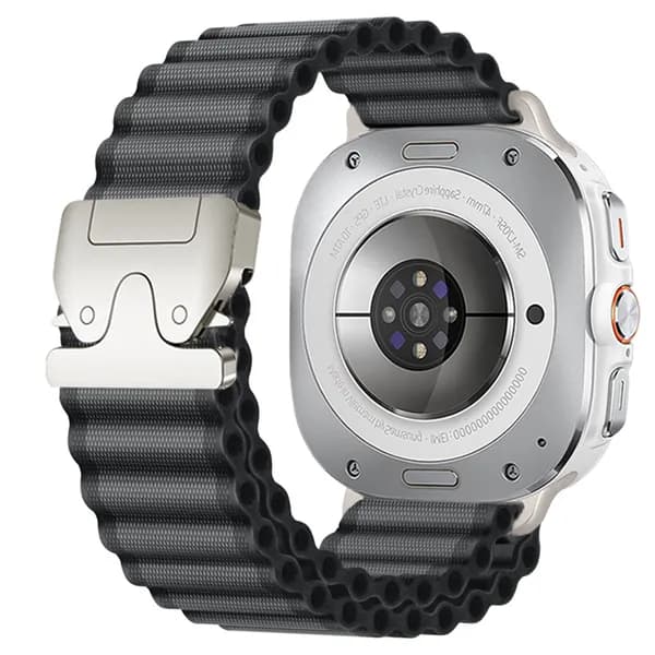Неопреновый спортивный ремешок для Samsung Watch Ultra 2025, Дышащий и комфортный ремешок для Galaxy Watch Ultra 47 мм, Металлическая застежка