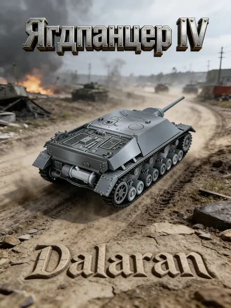Ягдпанцер IV (ЯП IV) Sd Kfz 162 сборная модель танка 1/72 Германия ВОВ без клея, Dalaran (немецкий истребитель танков)