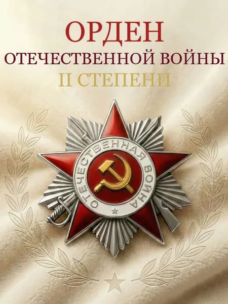 Орден Отечественной Войны 2 степени муляж (сувенир)