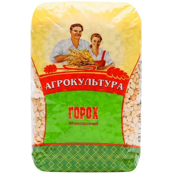 Агрокультура Горох шлифованный крестьянский 800 г