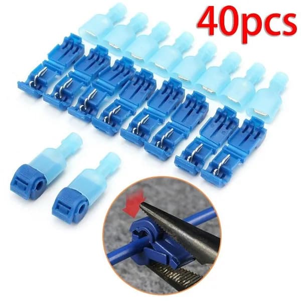 OZ-UVBZ-40Pcs Быстрые электрические кабельные соединители Клеммы для проводов Обжимные электрические детали