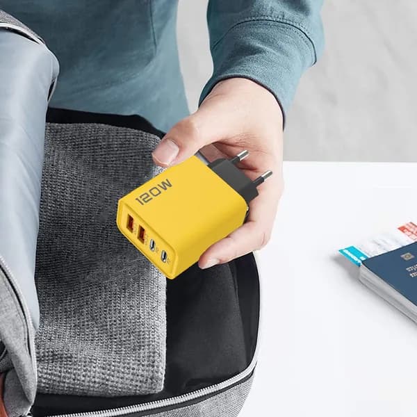 Кубик для зарядного устройства USB мощностью 120 Вт ,Сетевое зарядное устройство
