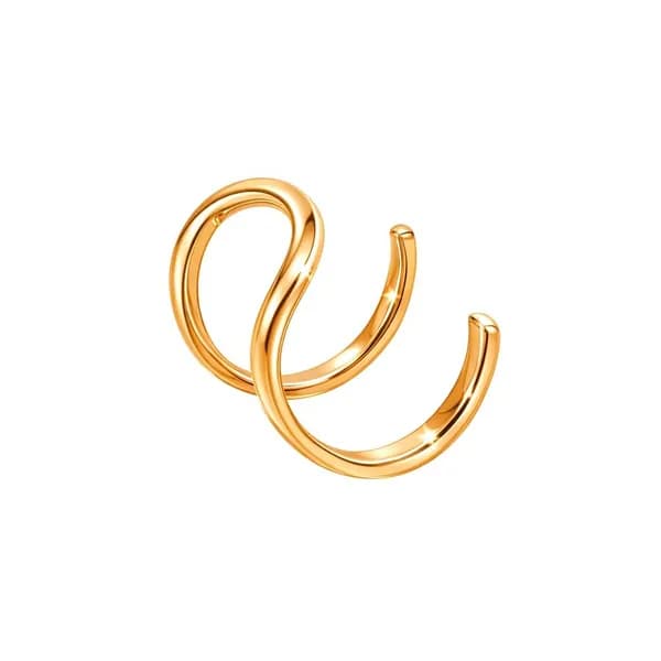 Серьги женские серебро 925 пробы 585GOLD