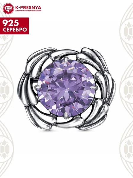 Брошь женская серебро 925, подарок на новый год 2026