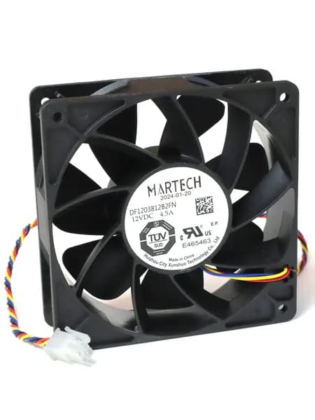 Вентилятор MARTECH 120 мм DF1203812B2FN для ASIC 4 пин квадрат 6800 об/мин